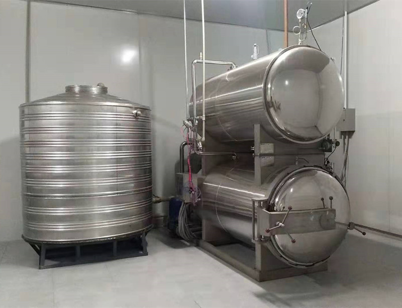 Direct Heating-Cooling Spray Sterilization Machine